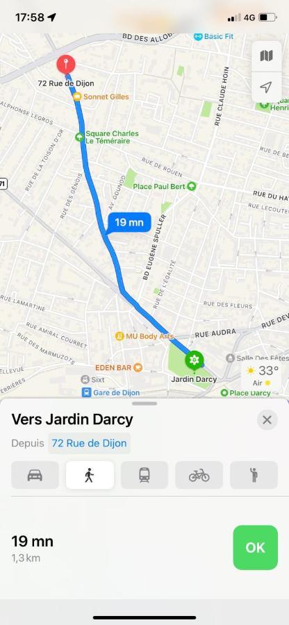 Studio Rue De Dijon Talant Екстериор снимка
