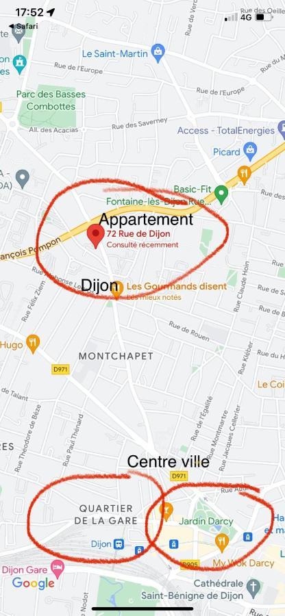 Studio Rue De Dijon Apartment Talant Екстериор снимка