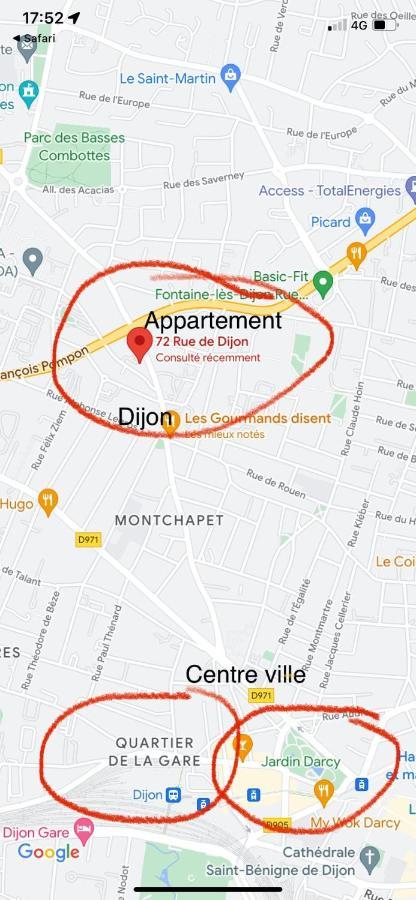 Studio Rue De Dijon Talant Екстериор снимка